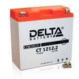 Аккумулятор мотоциклетный Delta CT 1212.2 YT14B-BS 12V 12Ah AGM(залит и готов к применению)